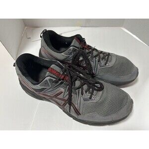 ASICS Men's GEL-Venture 8 Trail Running Shoes in Gray and Red Size 13